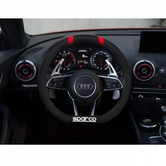 products/1200/navlaka volana za auto sparco.jpg - SPARCO NAVLAKA VOLANA 1114RD - BLACK-RED FLAT - Xenon Svetla Beograd